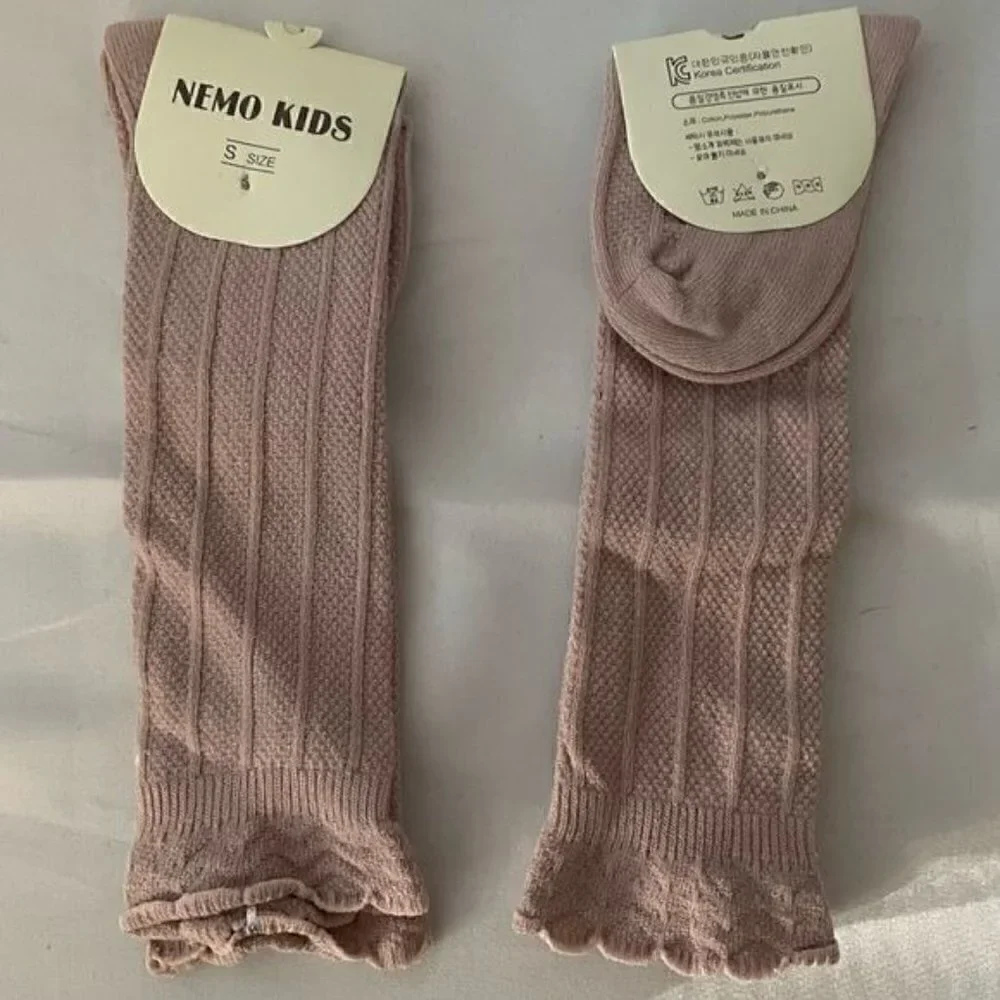 Nemo Kids Socks Newborn Knee High Boot Ribbed Knit Tights Socks Uniform Pull on